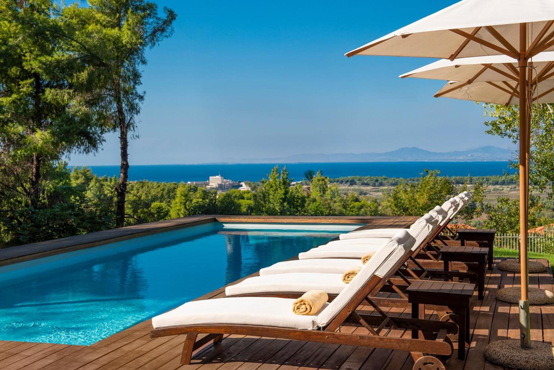 The White Villa At Sani Sani  Екстер'єр фото