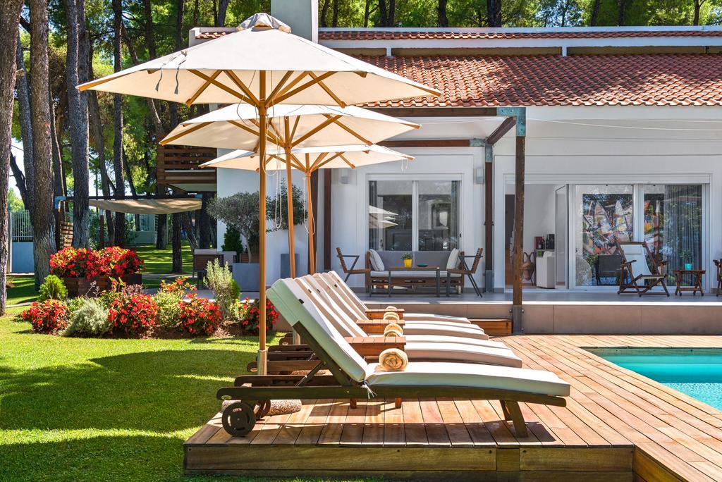 The White Villa At Sani Sani  Екстер'єр фото
